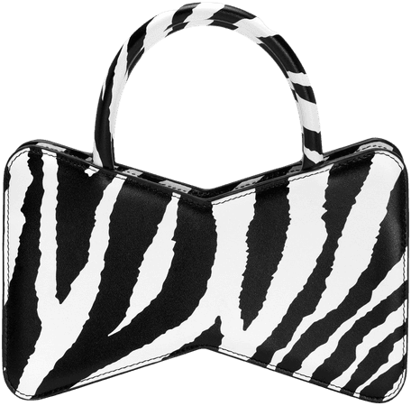 Bow Printed Leather Top Handle Bag By Mach & Mach | Moda Operandi