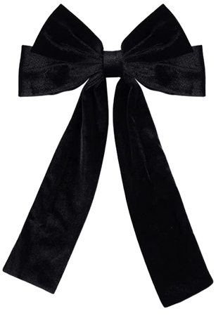 Amazon.com: Christmas Decorations Super Big Velvet Black Hair Bow Clips for Women, Soft Long Tail Large Bow Hair Slides, Metal Spring Clip Vintage Headbands, Elegant Hair Accessories, Gifts for Women Girls Mom : Clothing, Shoes & Jewelry