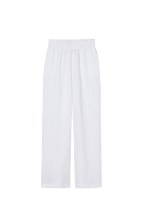 Wide-cut Pants - White - Ladies | H&M US