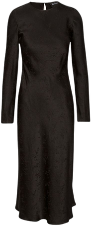 The Owens Voodoo | Black Long Sleeve Maxi Dress | Réalisation Par
