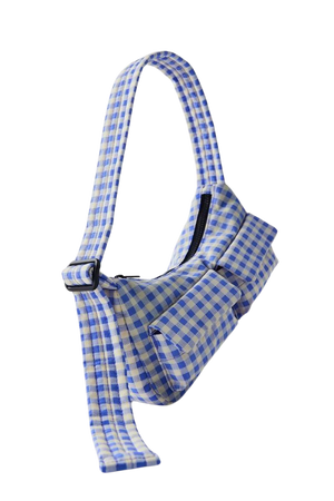 BAGGU UO Exclusive Gingham Cargo Nylon Shoulder Bag | Urban Outfitters