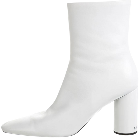 Balenciaga Leather Boots - White Boots, Shoes - BAL232187 | The RealReal