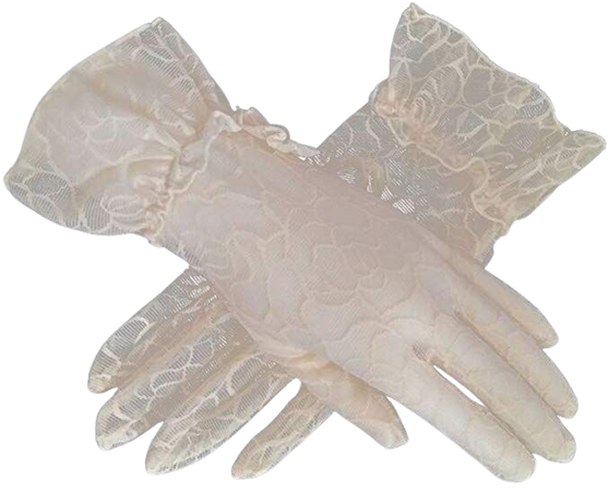 Women's Bridal Wedding Lace Gloves Derby Tea Party Gloves Victorian Gothic Costumes Gloves (Beige) at Amazon Women’s Clothing store
