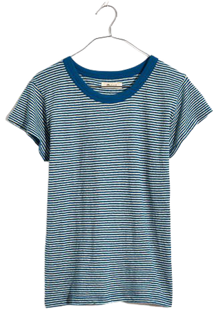 The Perfect Vintage Tee in Parnell Stripe