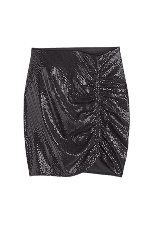 Sequined Skirt - Black - Ladies | H&M US