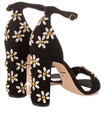 Dolce and Gabbana Daisy Embellished Sandals