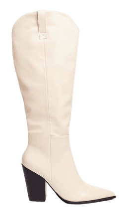 white cowgirl boot