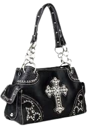 early 2000s punk goth edgy purse