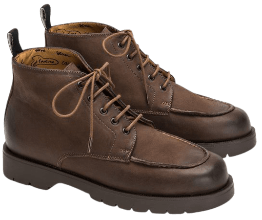agnès b. x Kleman brown leather boots