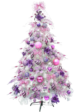 Pink Christmas Tree Home Decor Xmas Tree New Year Snowtime Bushy Tree|Trees| - AliExpress