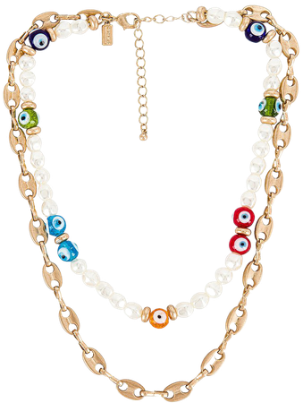 8 Other Reasons Talisman Layered Necklace in Multi | REVOLVE
