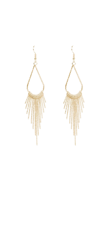 Gold Tassels Earrings