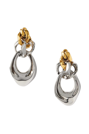Silver Silver and gold-tone earrings | Alexander McQueen | NET-A-PORTER