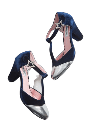 Starry Time T-Strap Heel Navy | ModCloth