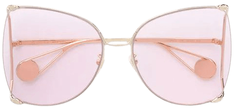 Gucci Eyewear Oversized Frame Sunglasses - Farfetch