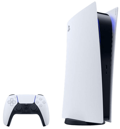 Sony PS5 PlayStation 5 (US Plug) Digital Edition Console 3005719 White -