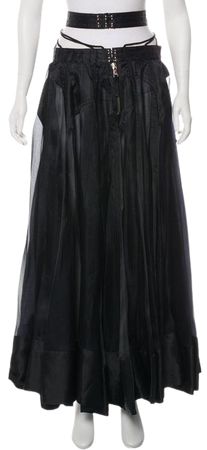 Jean Paul Gaultier Maxi Sheer Skirt - Clothing - JEA32519 | The RealReal