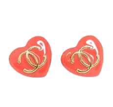 Chanel Earring - coral￼