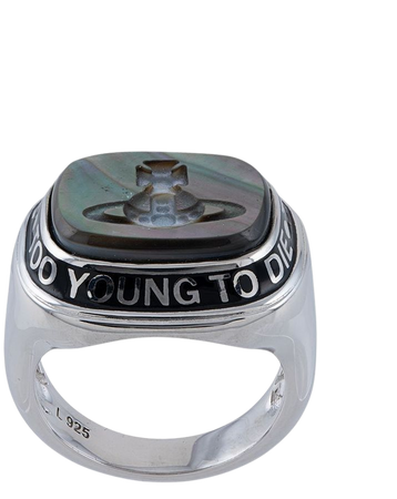 Vivienne Westwood Damiano Orb-stamp Signet Ring - Farfetch