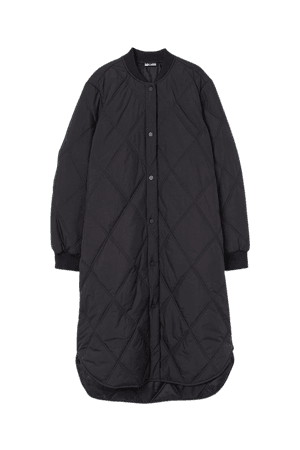 Quilted Outdoor Coat - Black - Ladies | H&M US