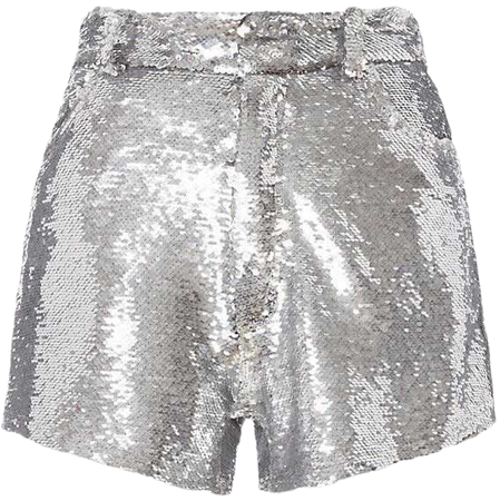 IRO Silver Sequin Shorts - INTERMIX®