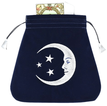 Wholesale - Lo Scarabeo | Smiling Moon Velvet Tarot Card Bag