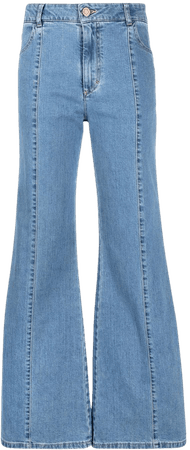 See by Chloé high rise bootcut jeans