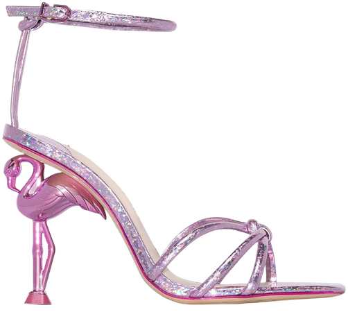 pink Sophia Webster flamingo 100mm sandals with Express Delivery - Farfetch