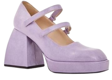 purple pastel shoe