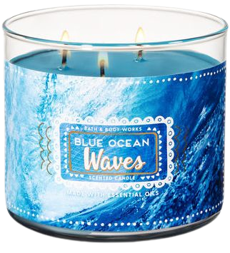 Blue Ocean Waves 3-Wick Candle | Bath & Body Works