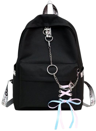 black harajuku backpack