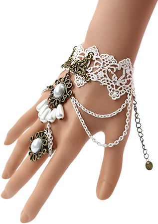 ETERNITY J. Vintage Lace Gothic Style Tassel Pendant Choker Victorian Palace Princess Lolita Necklace Bracelet: Amazon.ca: Jewelry