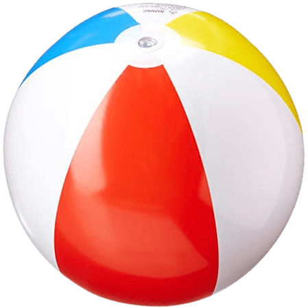 Amazon.com: Intex FBA_59020Ep 3 Pack Glossy Panel Colorful Beach Ball Inflatable Pool, 20": Toys & Games