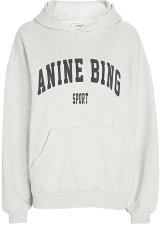 Anine Bing Harvey Hooded Logo Sweatshirt | INTERMIX®