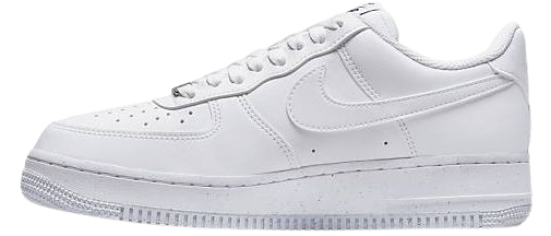 Nike Air Force 1 '07 Next Nature sneakers in white and black metallic | ASOS