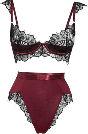Eyelash Lace Underwire Bra & High Waist Panties Set | Nordstrom