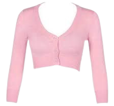 cropped pink cardigan - Google Search