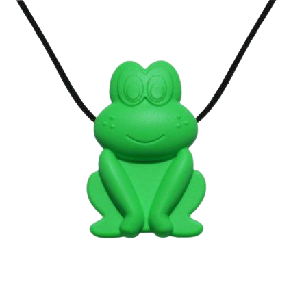 Green Frog Chewie Necklace