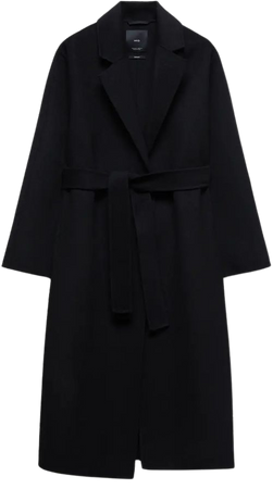 MANGO Belted Wool Blend Coat | Nordstrom