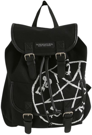 Supernatural Runes Slouch Backpack from Hot Topic