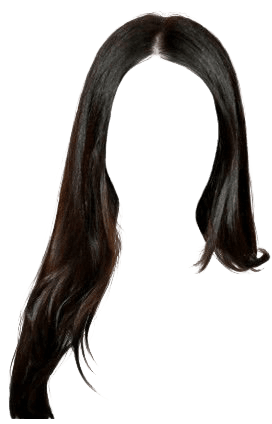 black long hair