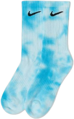 Nike - Tie Dye Socks Blue White