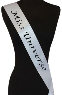 Miss Universe Sash | Pageant Sashes | Beauty Pageant Sash | Privateislandparty.com