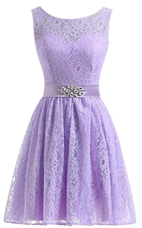 Short Lavender Dress