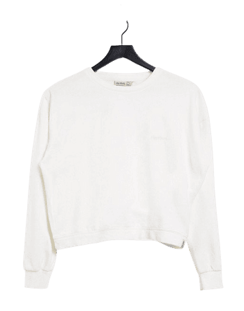 Rhythm pullover sweatshirt set in white | ASOS