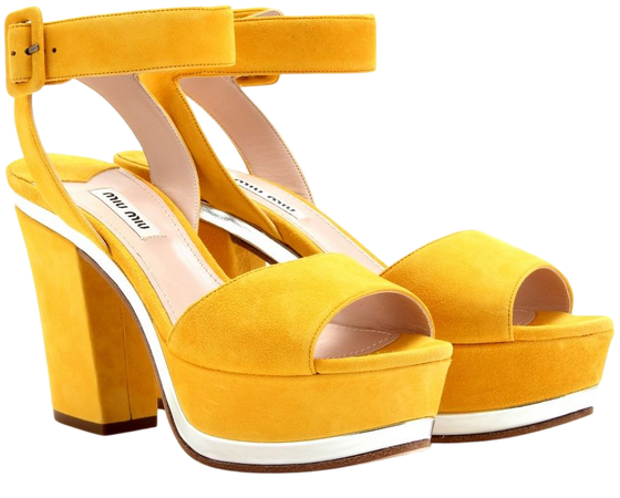 Yellow Platform Sandals