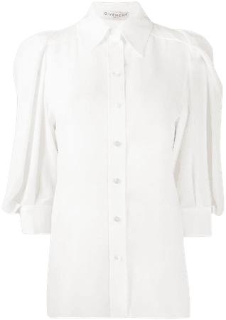 Givenchy gathered sleeve blouse
