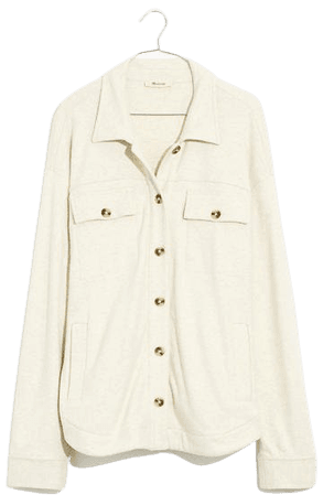 Brushed Knit Shirt-Jacket