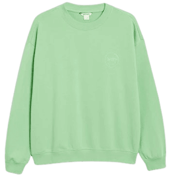 Loose-fit sweater - Green - Sweatshirts - Monki WW