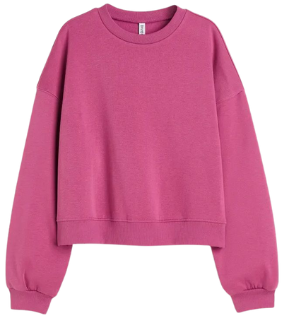 Sweatshirt - Pink - Ladies | H&M US